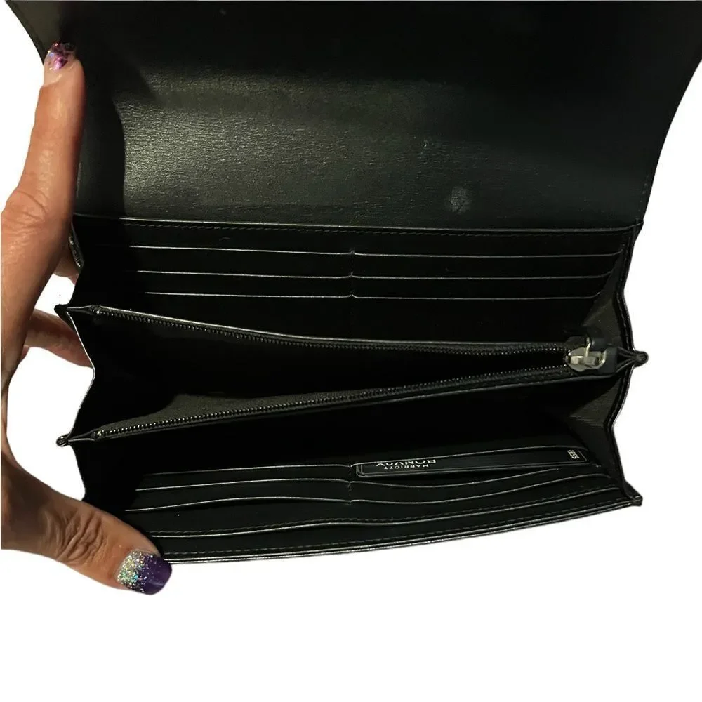 Chanel gusset flap wallet
